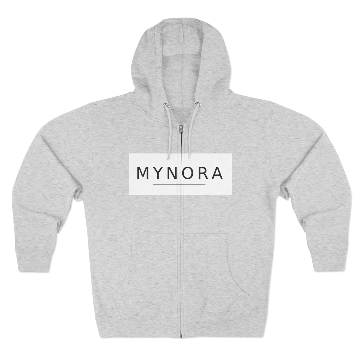 Sweat à capuche zippé Gris