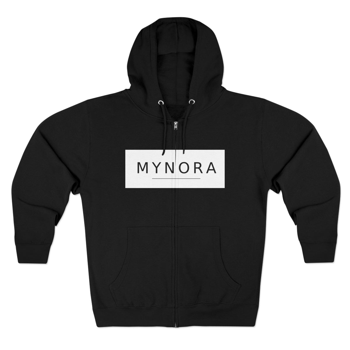Sweat à capuche zippé Noir